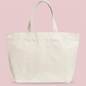 Reusable eco friendly tote bag